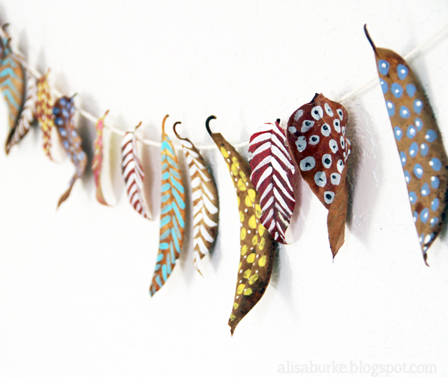 leaf garland